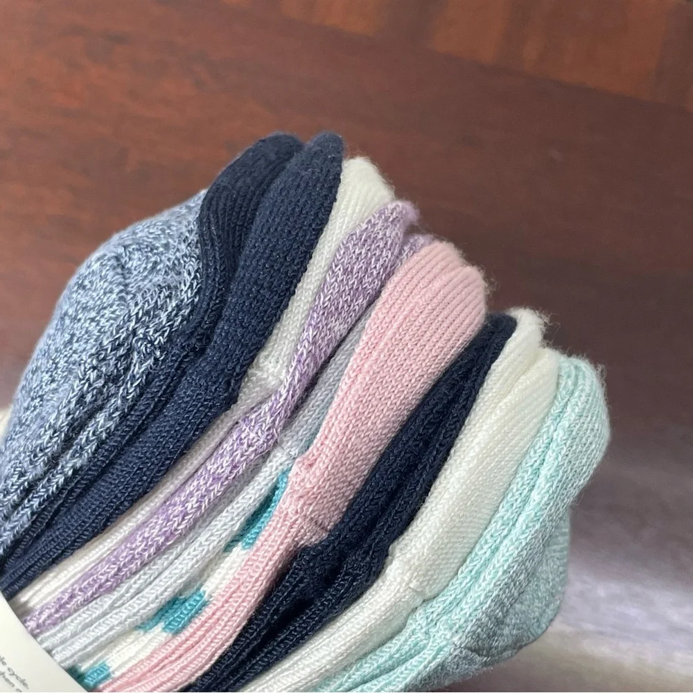Lucky Brand Women's Super Soft No Show Socks 10 Pairs Size 4-10 Multi Colors New